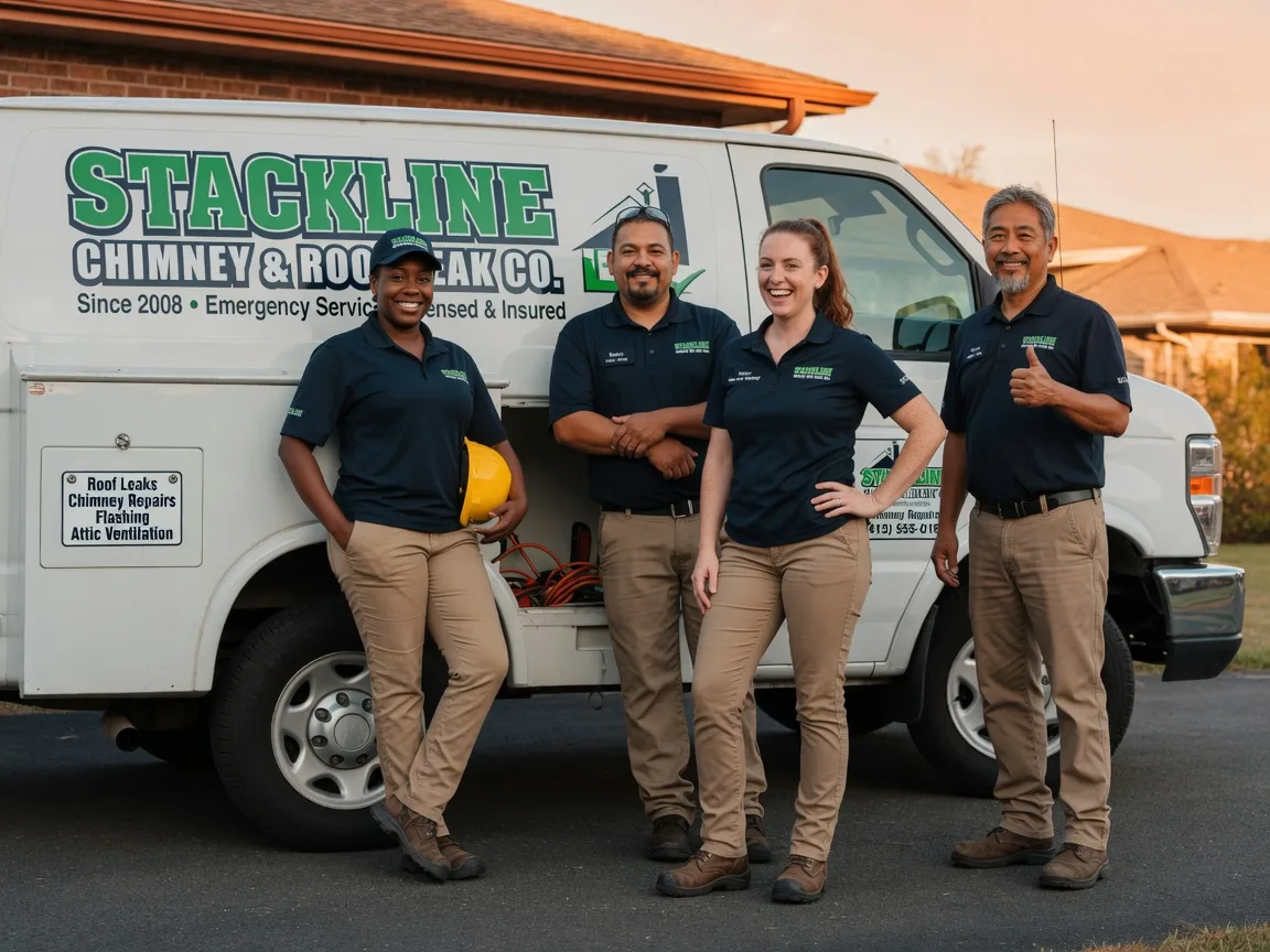 Chimney flashing repair company in Hallett, OK